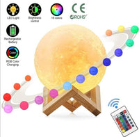 3D mesec lampa sa 16 boja by Minutshop | Ali tako