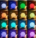 3D mesec lampa sa 16 boja by Minutshop | Ali tako