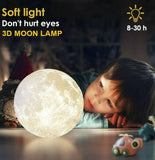 3D mesec lampa sa 16 boja by Minutshop | Ali tako