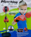 "Kruška za boks za decu" "Boks set za razvoj agilnosti kod dece" "Rukavice za boks za mališane" "Stalak sa podešavanjem visine" "Igračka za razvoj koordinacije pokreta kod dece