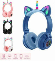Slusalice za decu Jednorog Cat Ear Headset macje usi Unicorn