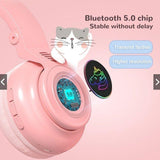Slusalice za decu Jednorog Cat Ear Headset macje usi Unicorn