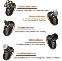 Aparat za brijanje i šišanje mašinica 5u1 vodootporna