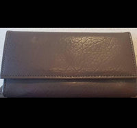 Konobarski Novčanik Novčanik sa Više Pregrada Novčanik za Konobare Praktičan Dizajn Novčanika Tamno Braon i Crna Boja Novčanika