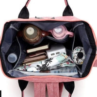 ranac za mame torba za mame praktična torba džepovi sa folijom drška za kolica veliki unutrašnji odeljak dimenzije 40x25x16cm