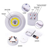 Set od 3 zidne lampe sa daljinskim upravljačem