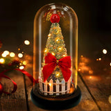 Božićna jelka u staklenom zvonu