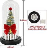 Božićna jelka u staklenom zvonu