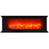 LED kamin sa efektom plamena crni ram