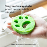 JellyPaw - Silikonske šapice za uklanjanje dlaka sa odeće i nameštaja (2 komada)