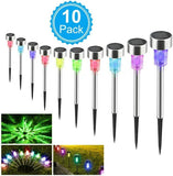 Solarne lampe RGB šarene- 10 Komada