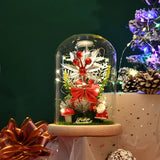 Božićna jelka u staklenom zvonu