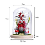 Božićna jelka u staklenom zvonu