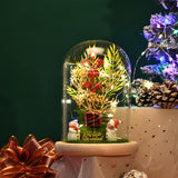 Božićna jelka u staklenom zvonu