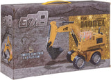 Daljinski upravljiv bager za dečake - Kreativni Građevinski Majstor