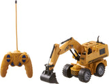 Daljinski upravljiv bager za dečake - Kreativni Građevinski Majstor