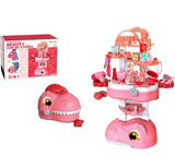 Dinosaur Beauty Playset - 3 u 1 Set za Šminku za Devojčice