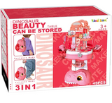 Dinosaur Beauty Playset - 3 u 1 Set za Šminku za Devojčice