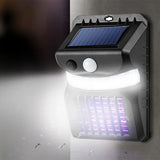 Solarna zidna lampa sa lampom za komarce