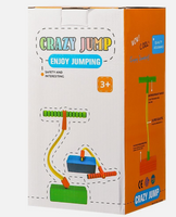 Guma za skakanje - Crazy jump je penasta izdržljiva igračka za skakanje sa rastegljivim držačima za ruke, pružajući deci sigurnu i zabavnu aktivnost. Ova aktivna igračka donosi puno radosti i zabave tokom igre.