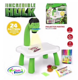 Hulk Stočić sa Projektorom za Crtanje - Umetnička Zabava za Decu