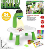 Hulk Stočić sa Projektorom za Crtanje - Umetnička Zabava za Decu