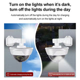 Solarna LED Sigurnosna Lampa sa Simulacijom Kamere