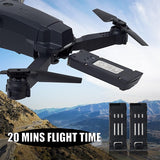 Mikro Sklopivi Dron Set sa 4K i Duplim Kamerama