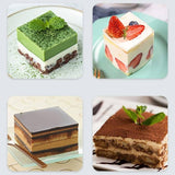 Set od 3 Kvadratna Kalupa za Torte
