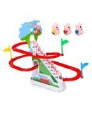 Pepa Prase Svetleći Pokretni Muzički Tobogan za Mališane