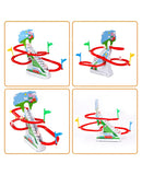 Pepa Prase Svetleći Pokretni Muzički Tobogan za Mališane