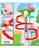 Pepa Prase Svetleći Pokretni Muzički Tobogan za Mališane