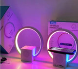 Bežični punjač zvučnik i led lampa
