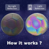 Holografska Reflektujuća Lopta za Fudbal