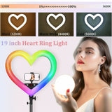 Srcolično RGB LED Ring Svetlo