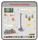 Igračka Parking Garaža sa Liftom i Automobilima