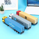 Kontejnerski kamion šleper model igračke za decu 136 - Sivi