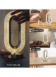 Kristalna stona LED lampa