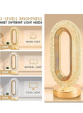 Kristalna stona LED lampa