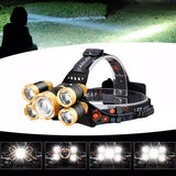 Lampa za glavu 5 led dioda baterijska lampa