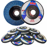 Set lepezastih brusnih ploča 10 komada