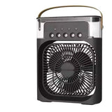 Prenosni rashladni ventilator sa ovlaživanjem i LED osvetljenjem