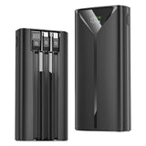 Power bank 20000mAh sa ugrađenim kablovima i brzim punjenjem 22.5W