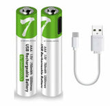 Dve AAA tanke baterije na usb punjenje