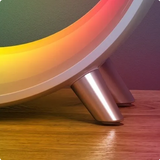 LED ambijentalna lampa sa Bluetooth zvučnikom i bežičnim punjenjem