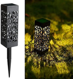 Solarna lampa za travnjak toplo žuta