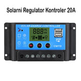 Solarni Regulator Kontroler 20A