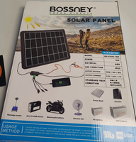 Solarni panel BOSSNEY BS3509-18W donosi visoku efikasnost i pouzdanost u konverziji sunčeve energije u električnu energiju. Zahvaljujući kvalitetnim silicijum monokristalnim ćelijama, ovaj panel pruža stabilan izlazni napon i struju, omogućavajući pouzdan rad u različitim uslovima.