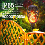 Solarna lampa baklja efekat plamena