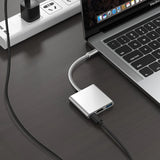 USB-C na HDMI 4K adapter 3-u-1 sa USB 3.0 i USB-C PD priključkom
